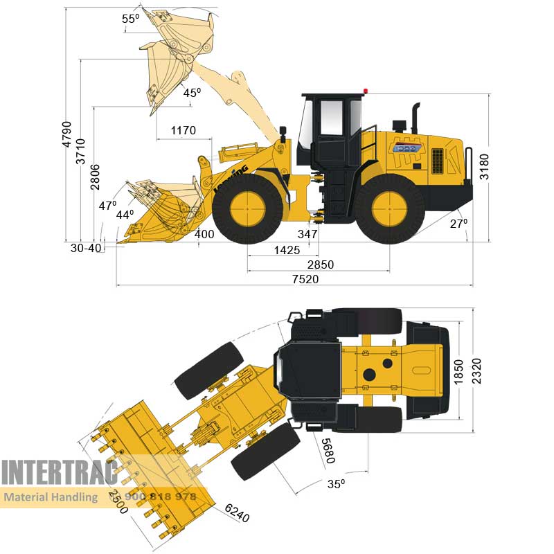Lonking Pala cargadora CDM835 - Imagen 2