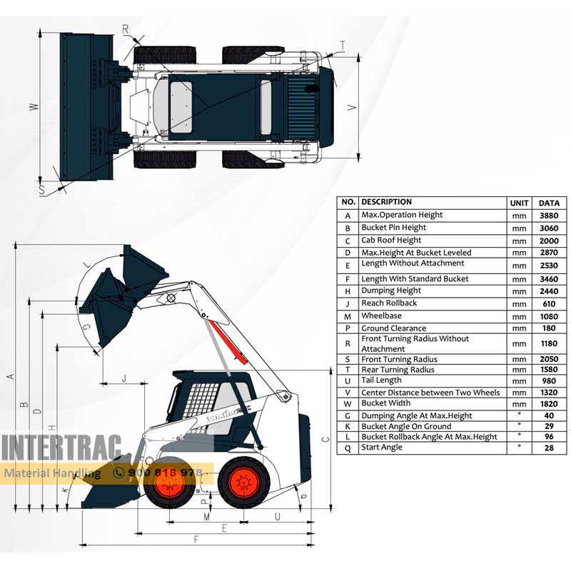 Lonking Minicargadora CDM312 - Imagen 2
