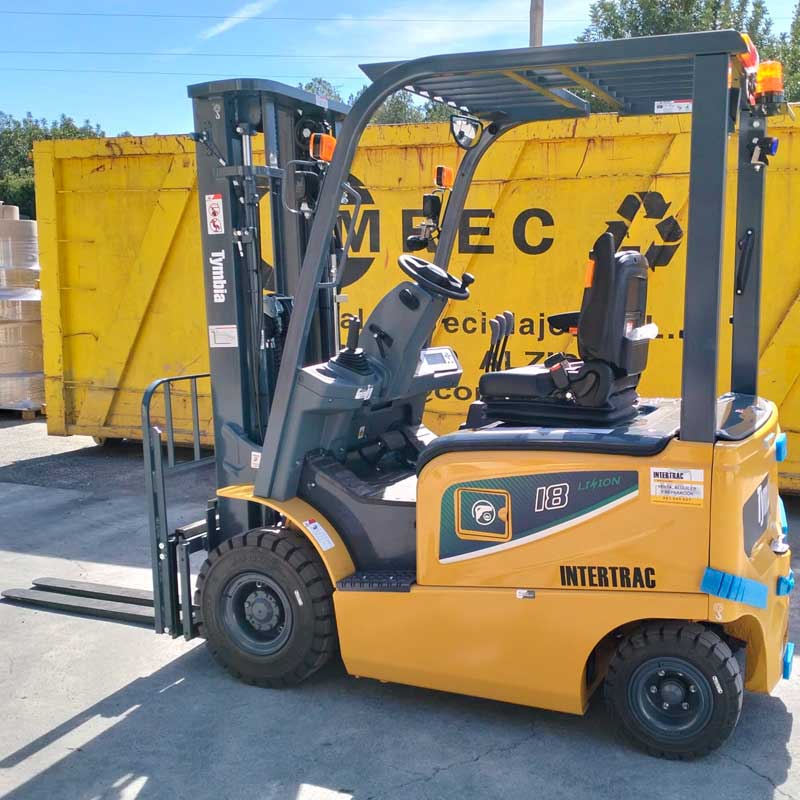 Carretila litio 1800kg - mastil triplex 4800mm